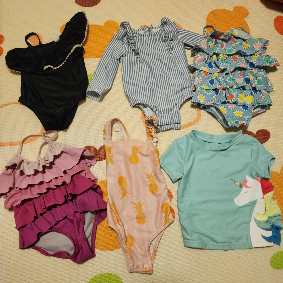 Baby Girls' Swimwear Bundle - Old Navy, Joe Fresh, Gap