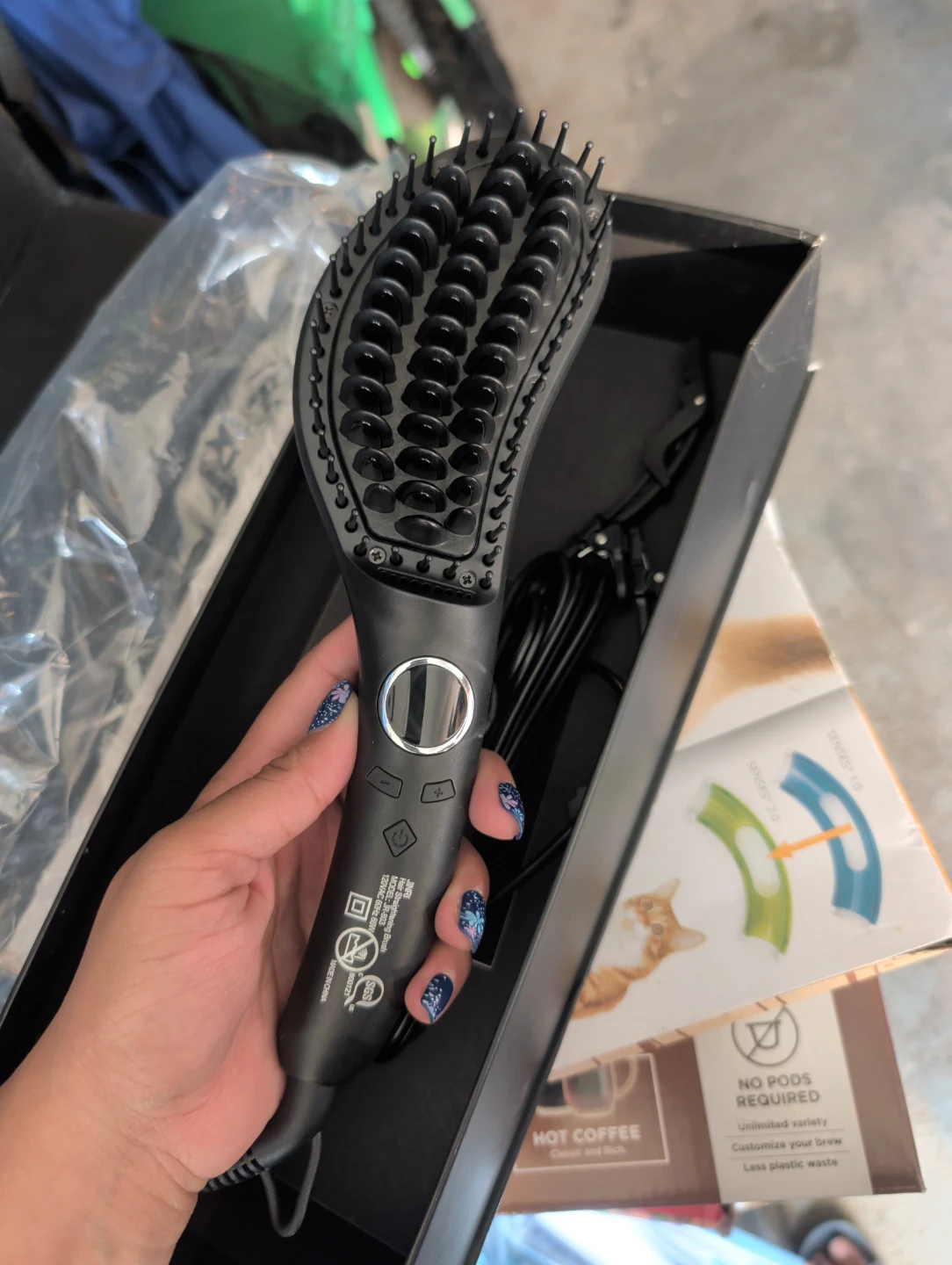 Jinri Heated Straightening Brush - photo 2