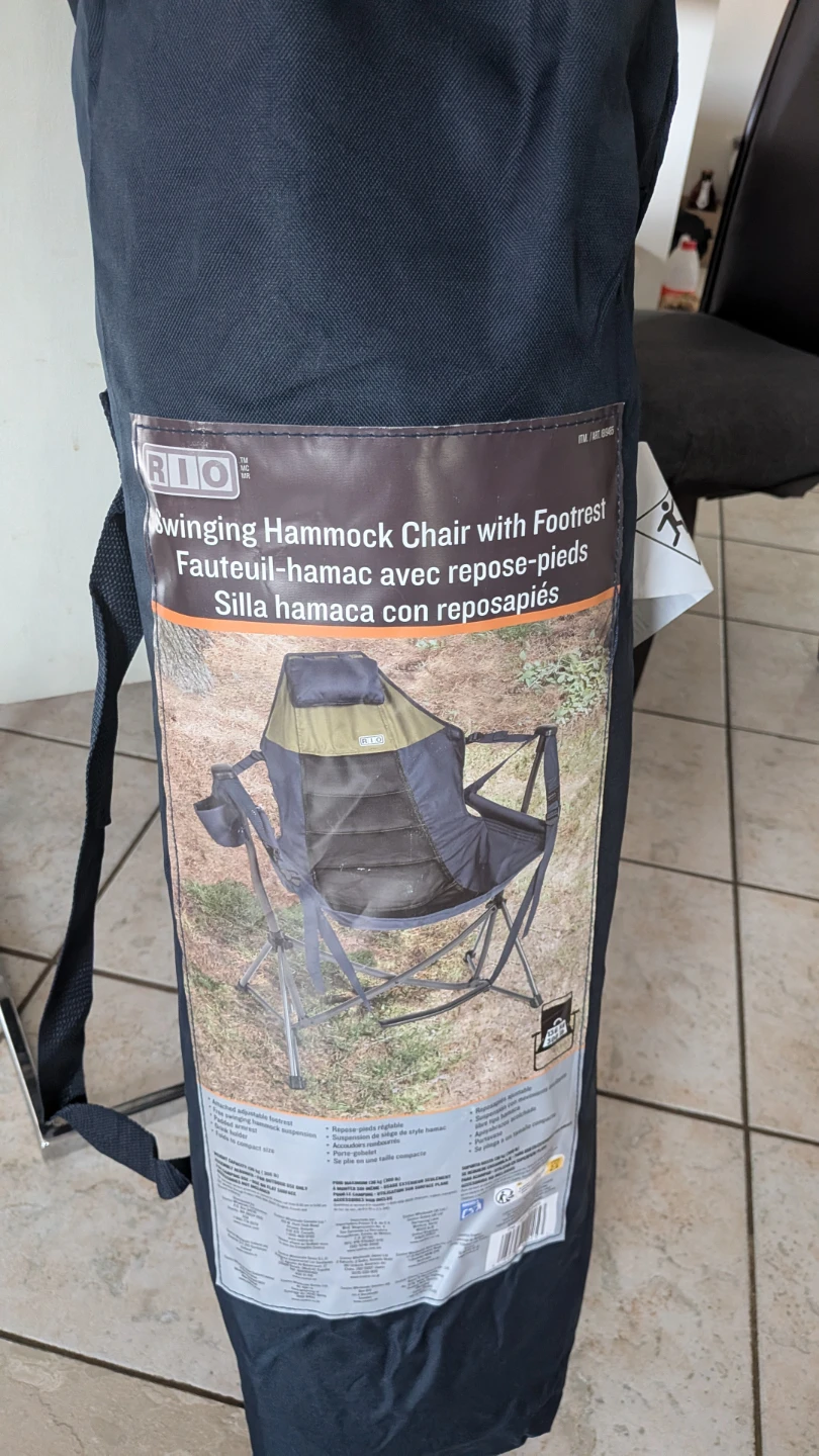 RIO Swinging Hammock Chair with Footrest - photo 5