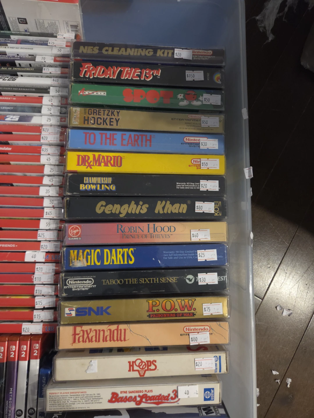 NES games with box