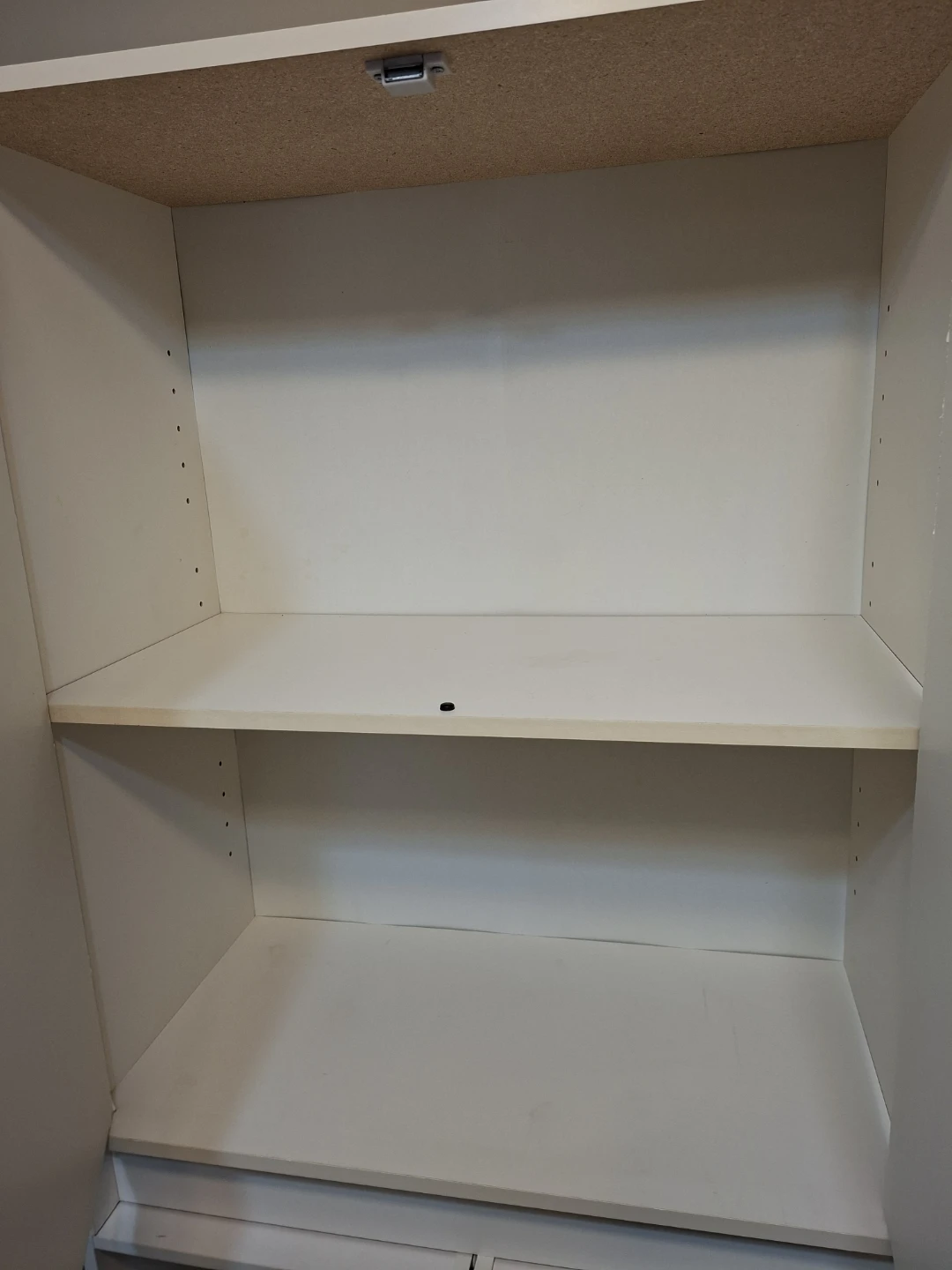 White Double Door Storage Cabinet - photo 2