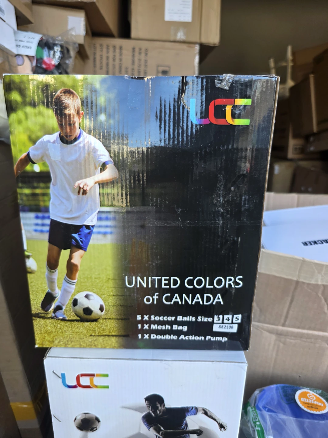 United Colors of Canada Soccer Ball Set with Pump