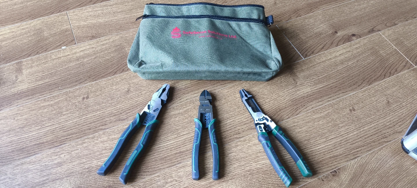 SIKE 8" 200mm Wire Stripper Pliers Set with Pouch