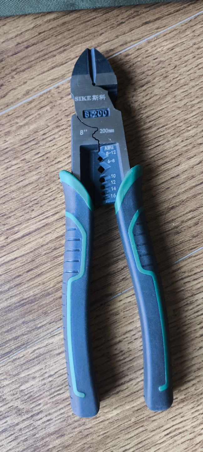 SIKE 8" 200mm Wire Stripper Pliers Set with Pouch - photo 3