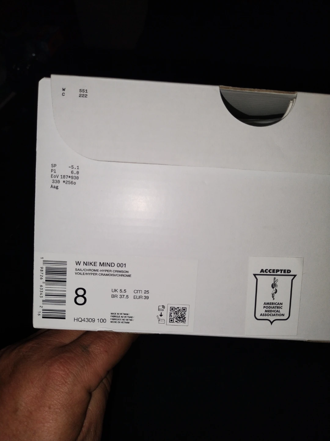 Nike Mind 001  White Size 8 womans - photo 2