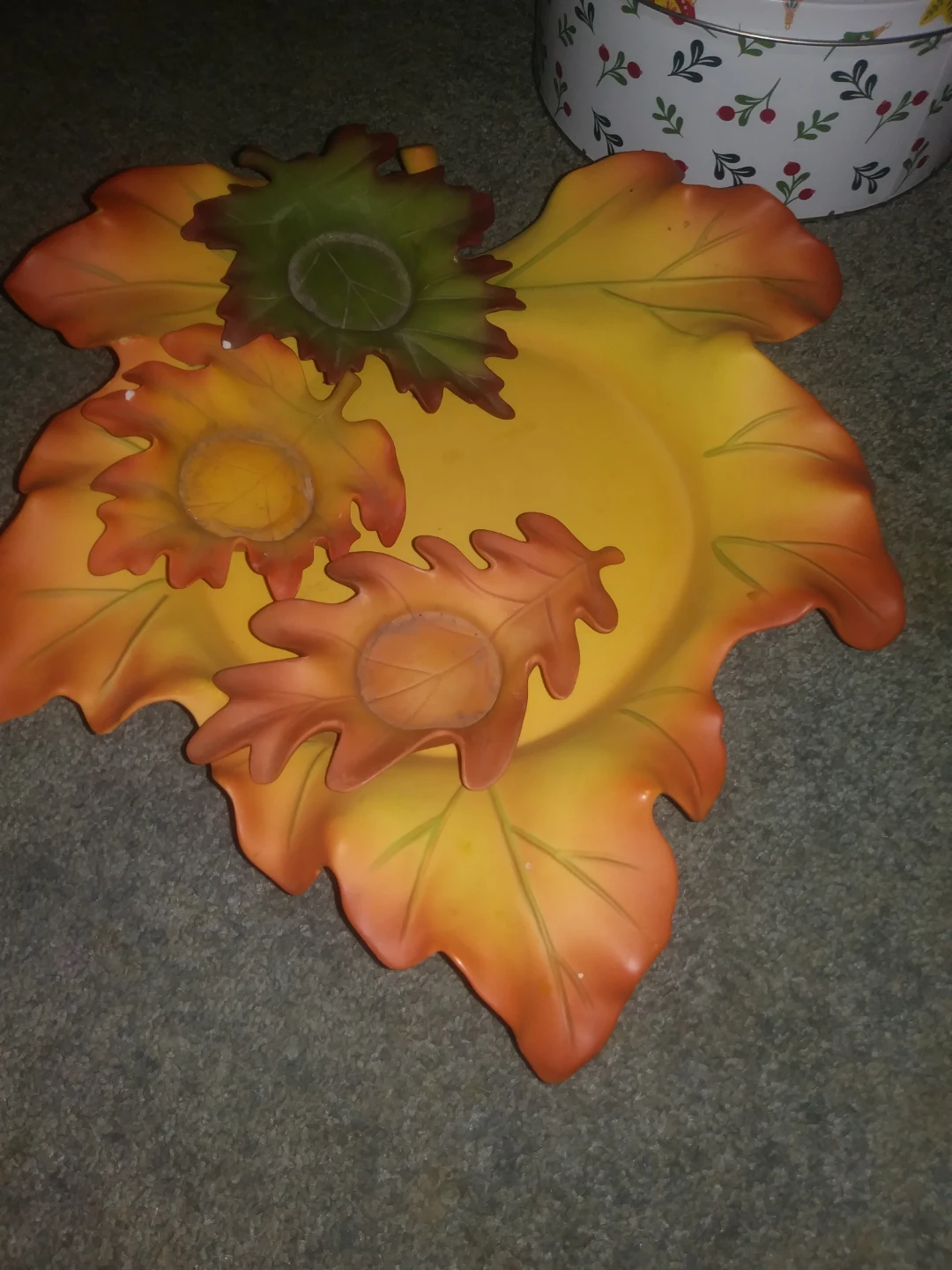Fall Leaf candle or centerpiece