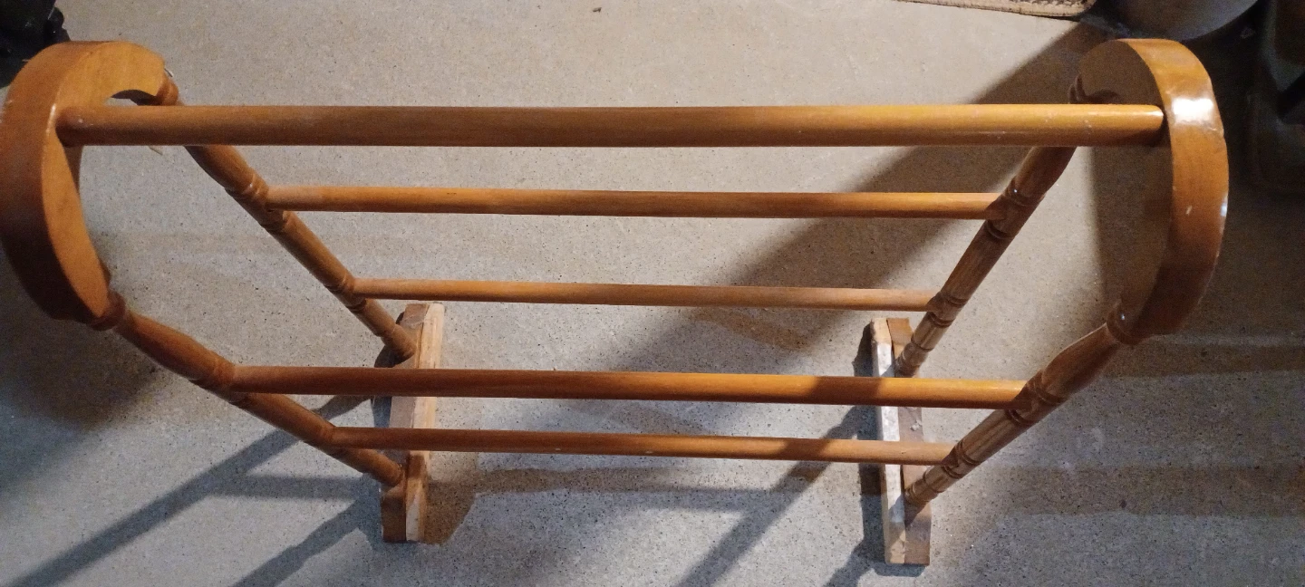Wooden Quilt Rack / Blanket Stand