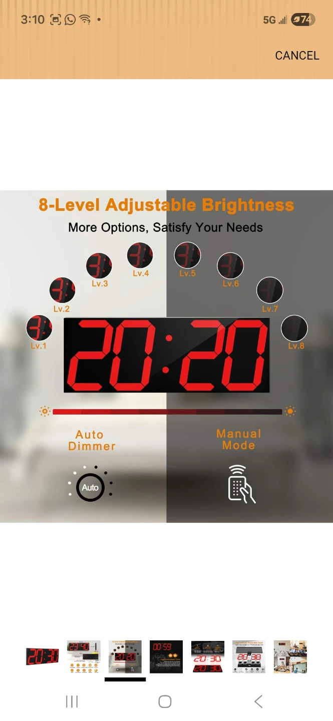 Huge LED Countdown Timer with Remote - photo 3