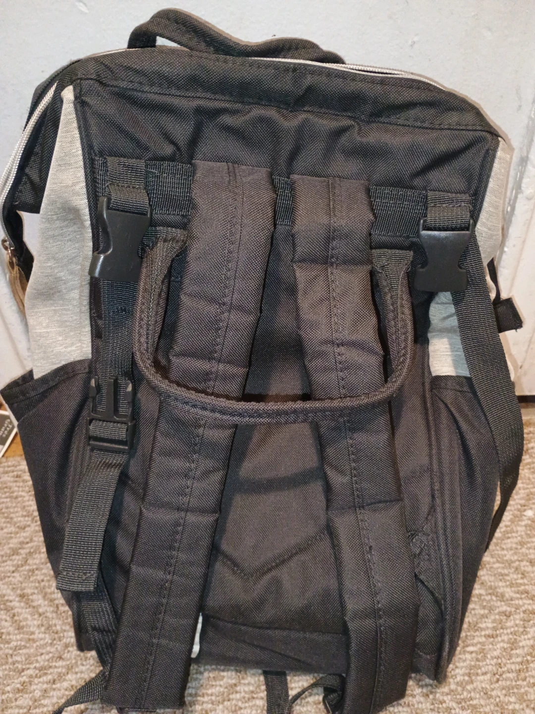 Grey and Black Diaper Backpack - photo 3