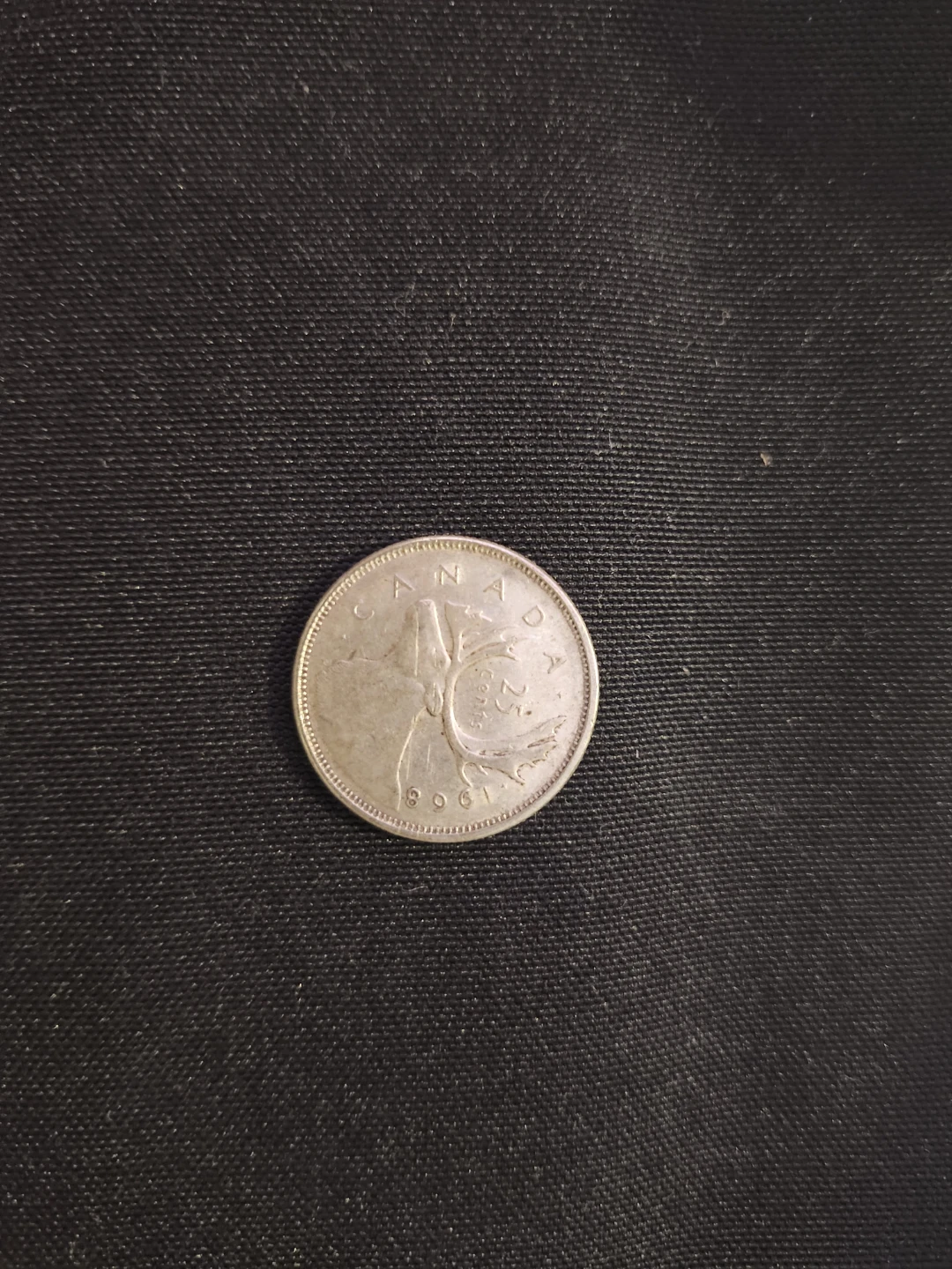 1968  Canadian Silver Quarer Coin - photo 2