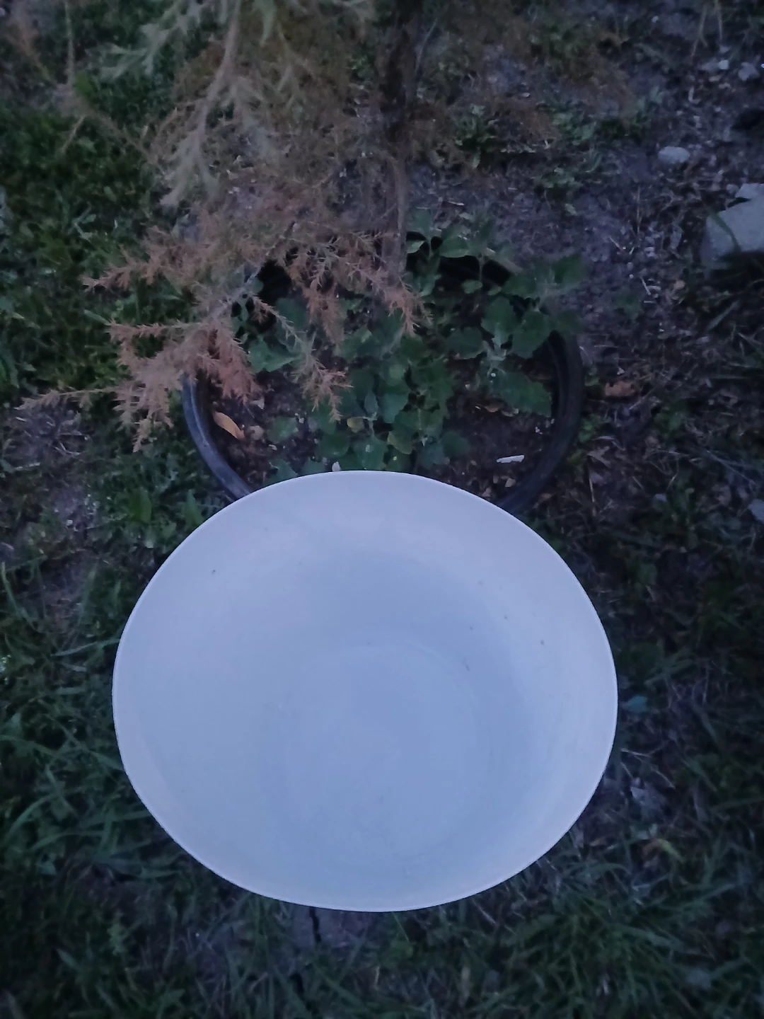 Marble Print Trash Can or Planter - photo 2