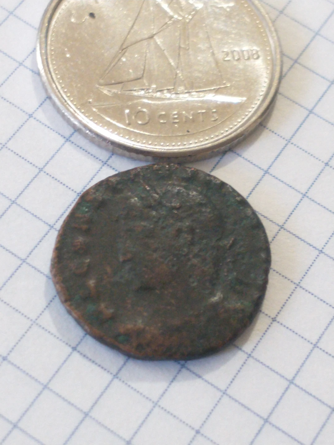 Nice 337-350 AD Constans ancient Roman coin - photo 3
