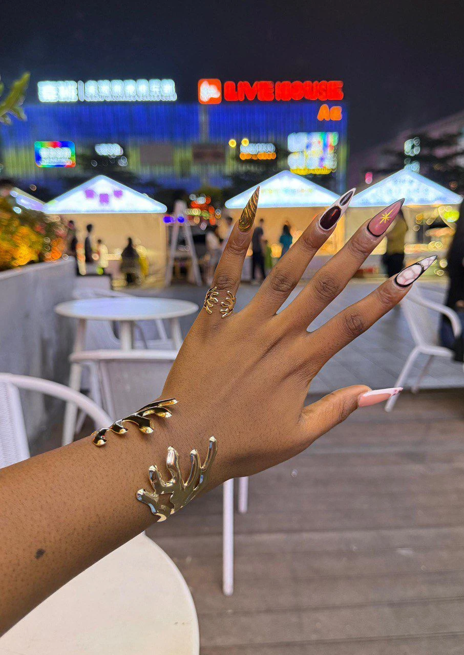 Gold Tone Bracelet and Ring Set - photo 5