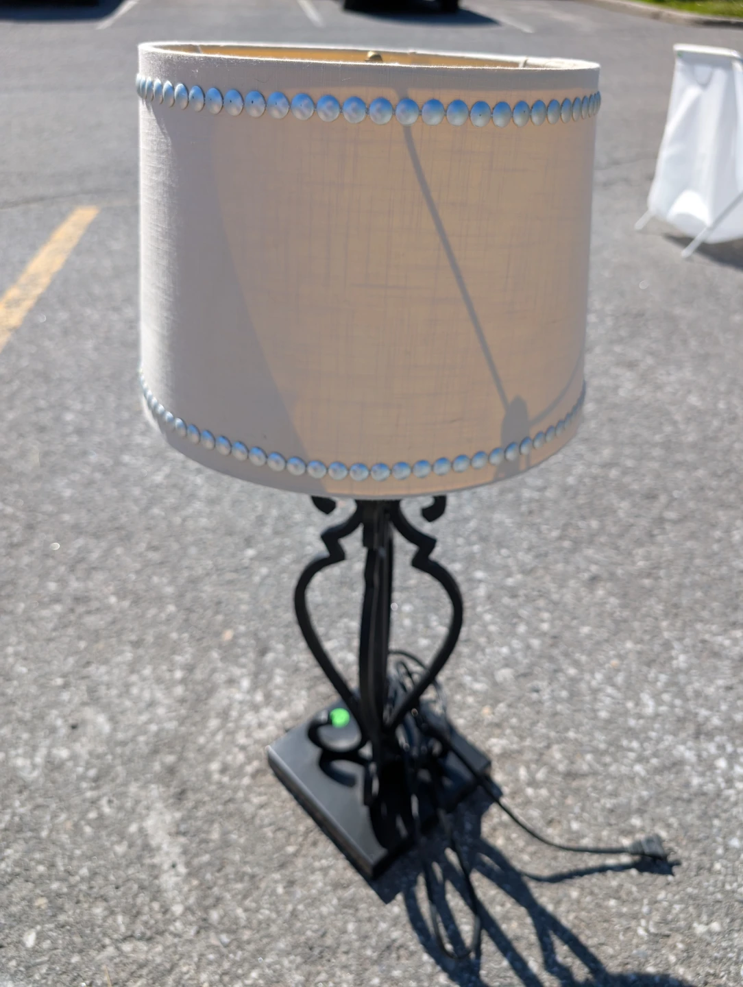 Table Lamp with Decorative Trim
