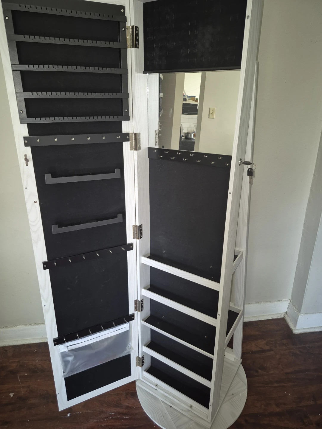 Standing Jewelry Armoire with Mirror   MOVING OUT SALE❌️ - photo 2