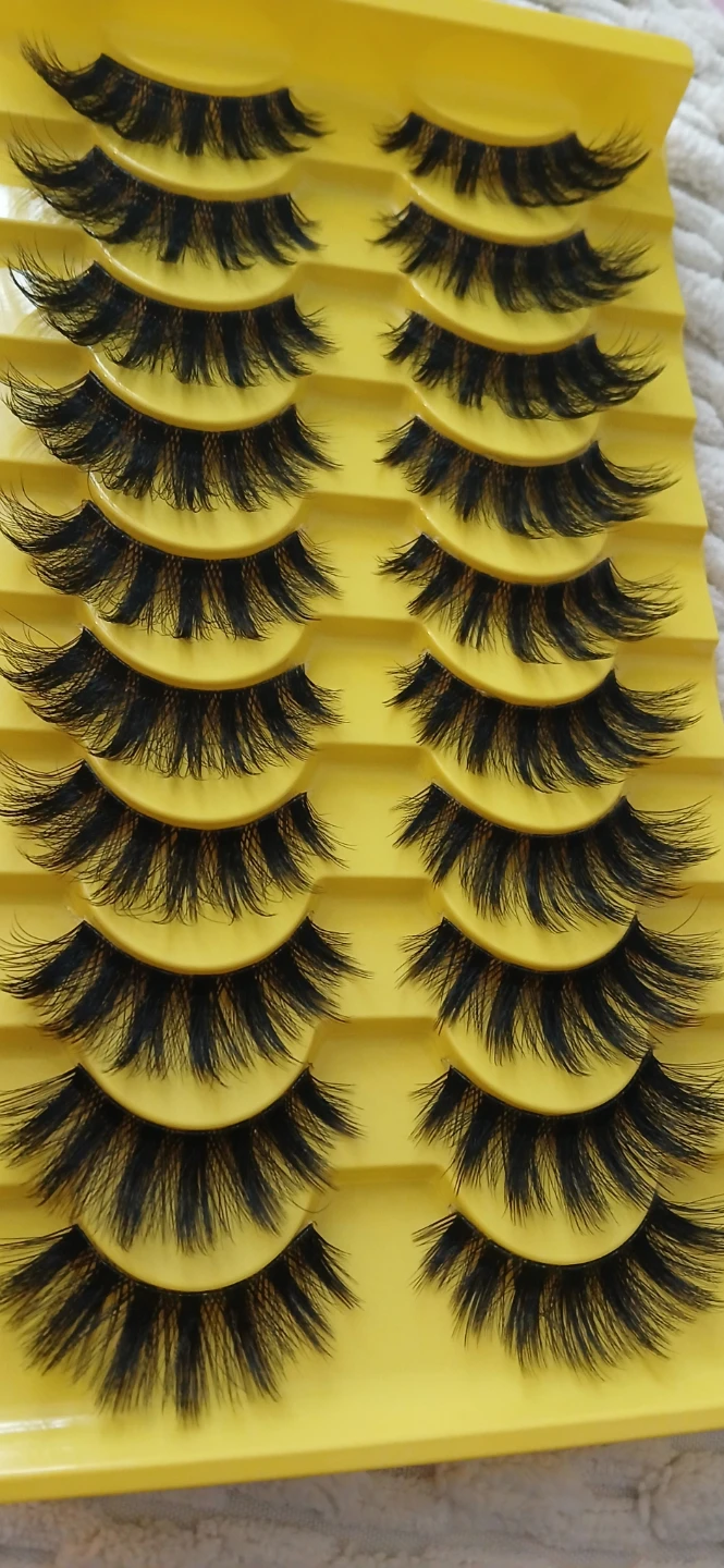 False Eyelashes Kit with Adhesive - photo 2