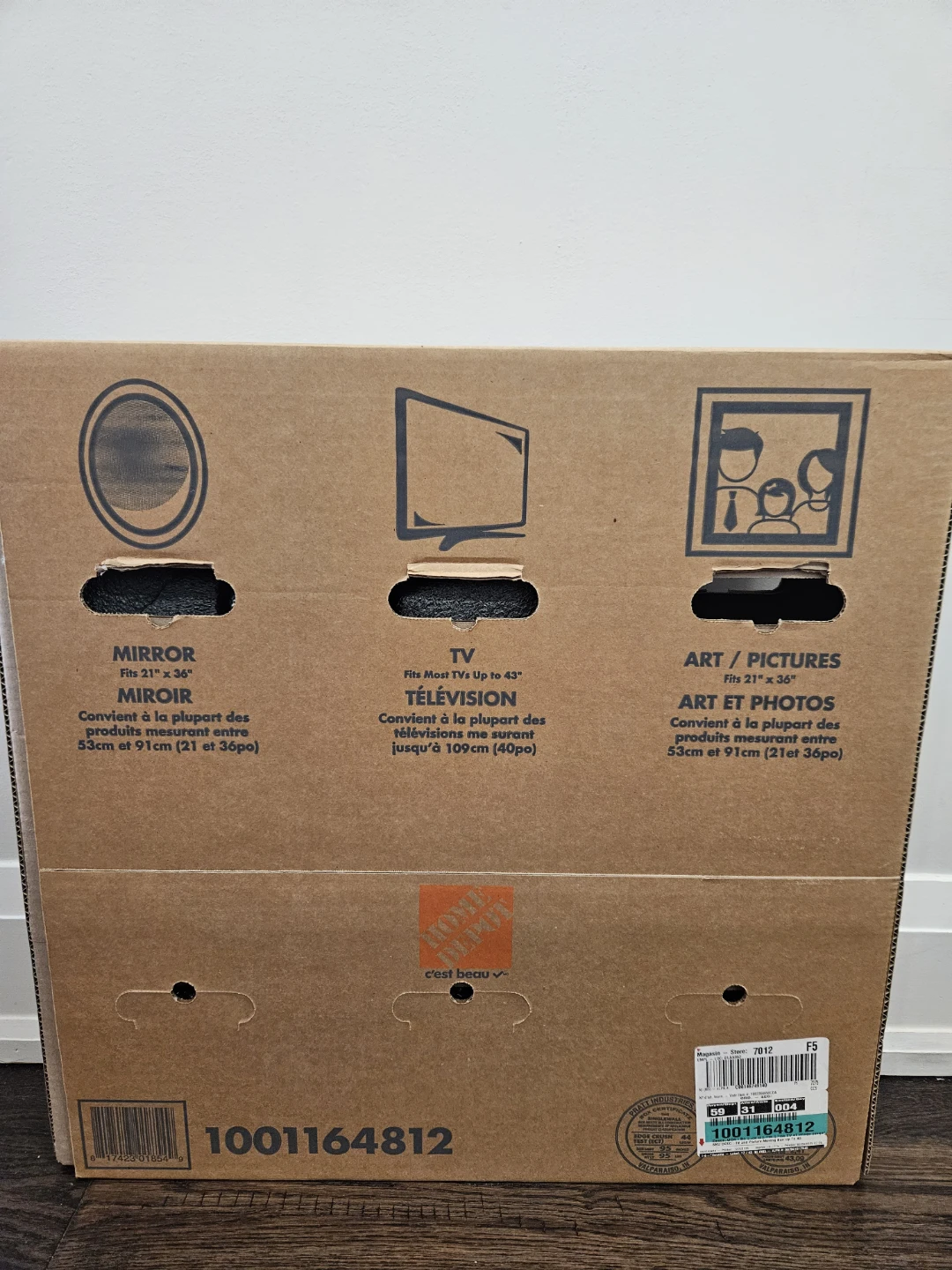 Medium TV Moving Box - photo 2
