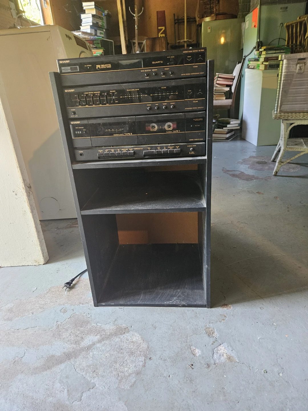 Sharp Stereo System with Turntable and Dual Cassette Deck - photo 2