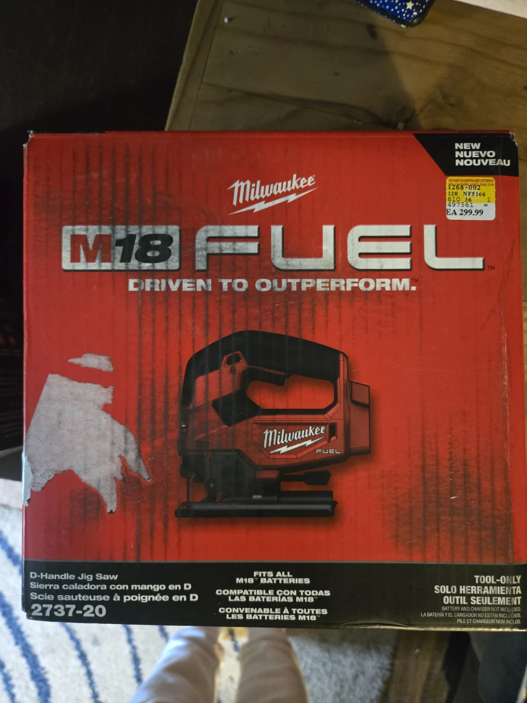 Milwaukee M18 FUEL D-Handle Jig Saw 2737-20 (Tool Only)
