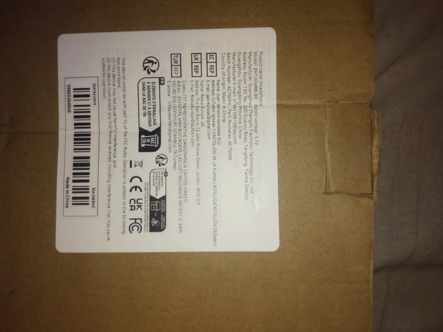 Brand New Black & Red Gaming Wired Headphones - photo 3