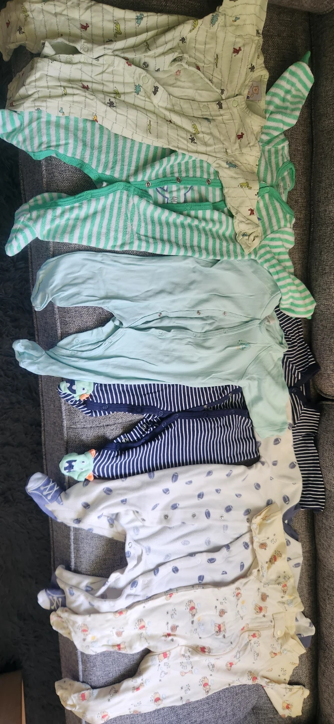 Baby Sleepers and Onesies Bundle 3-6 months - photo 2