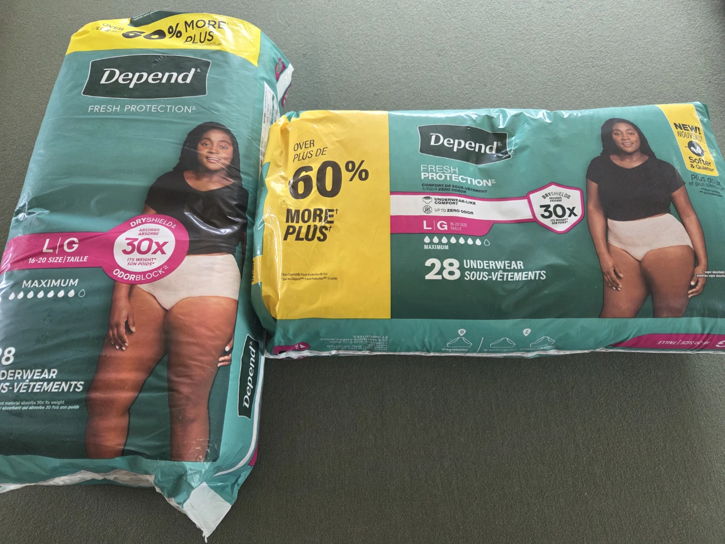 Depend Fresh Protection L G Underwear 28 Count