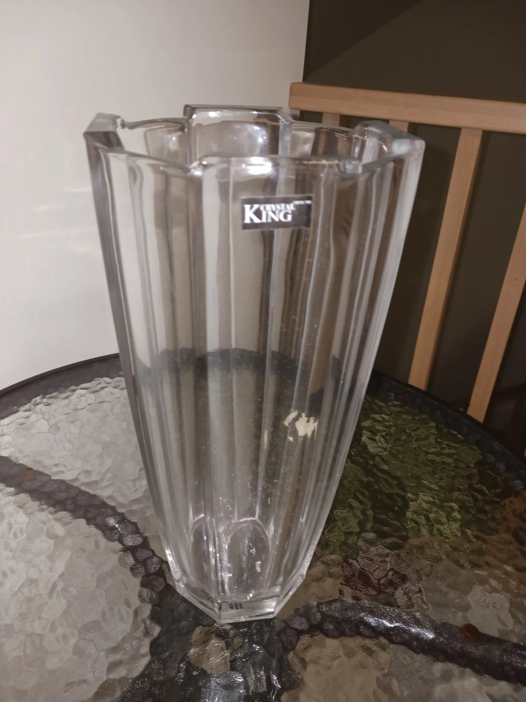 Crystal King Glass Vase mothers day 💖 ♥️ ❤️ - photo 2