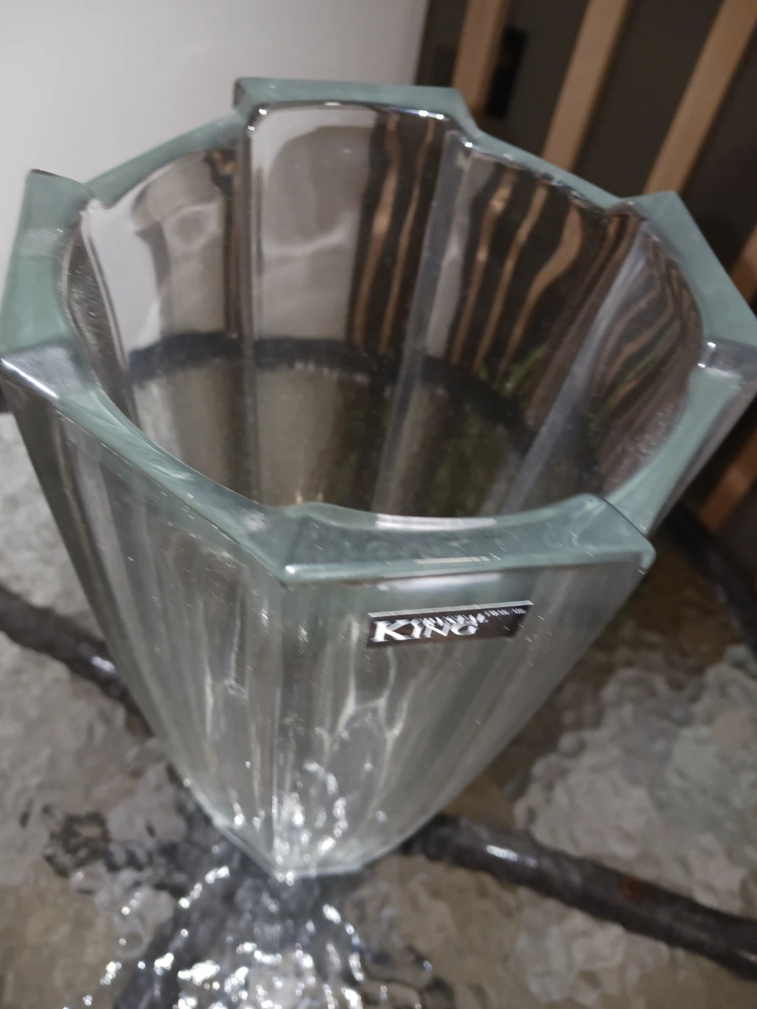 Crystal King Glass Vase mothers day 💖 ♥️ ❤️ - photo 3
