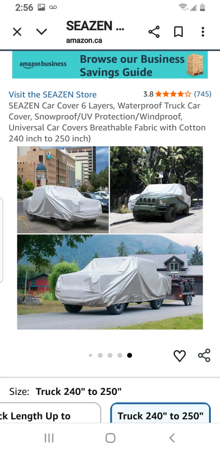 SEAZEN 6-Layer Universal Truck Car Cover (240"-250") - photo 5
