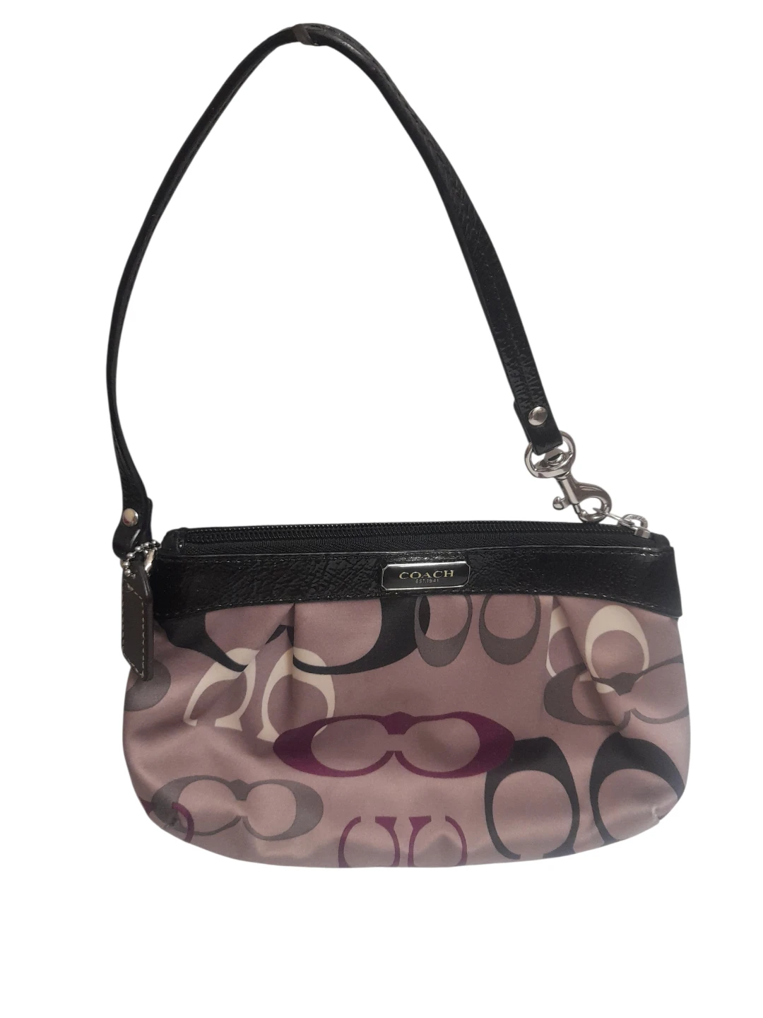 Coach Wristlet Pouch Signature Print