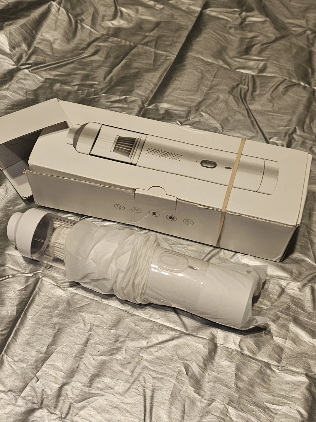 White Handheld Vacuum Cleaner