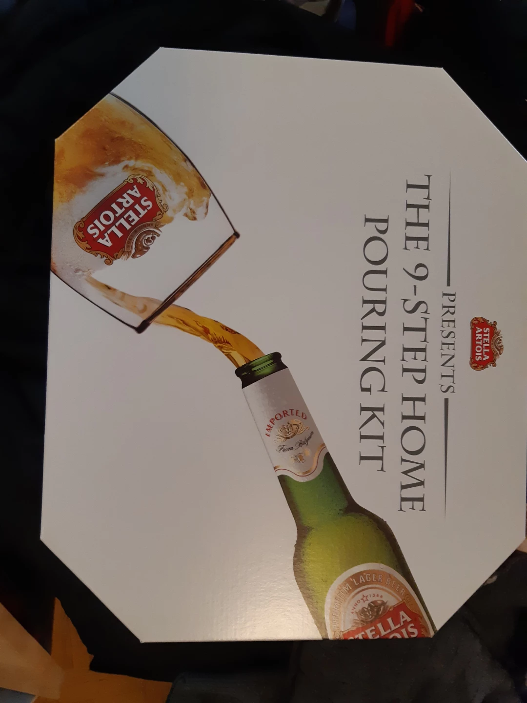 Stella Artois 9-Step Home Pouring Kit with 4 Glasses - photo 2
