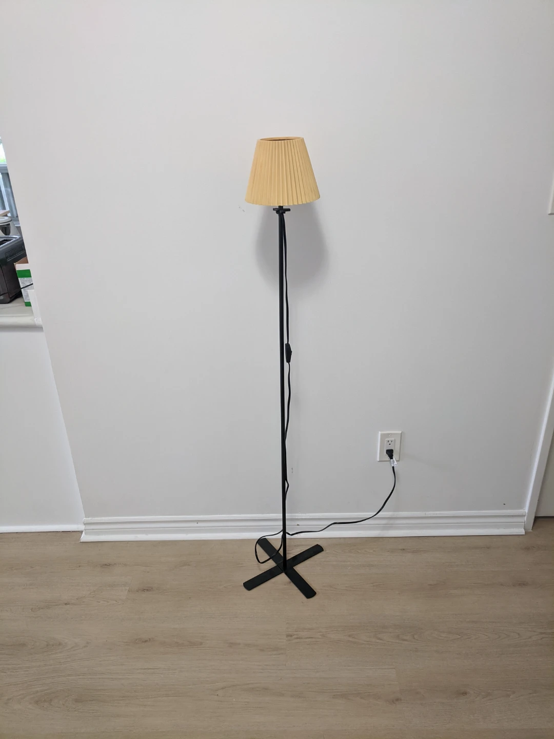 Floor Lamp with Pleated Shade - photo 2