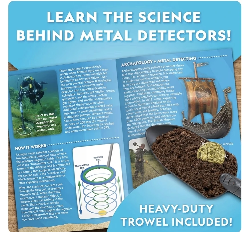 Brand New National Geographic Starter Metal Detector Kit - photo 3