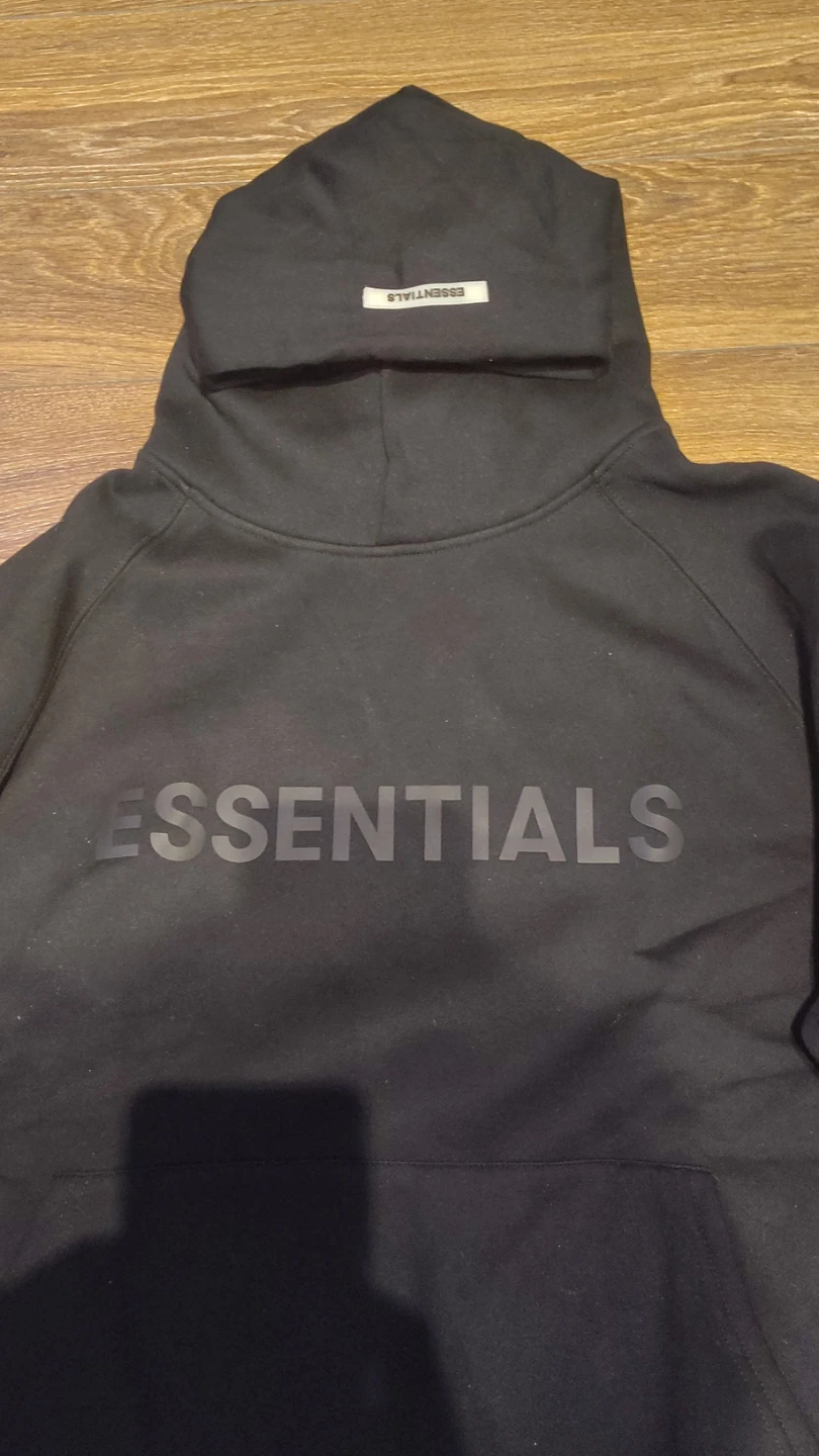 Black Essentials Fear of God Hoodie
