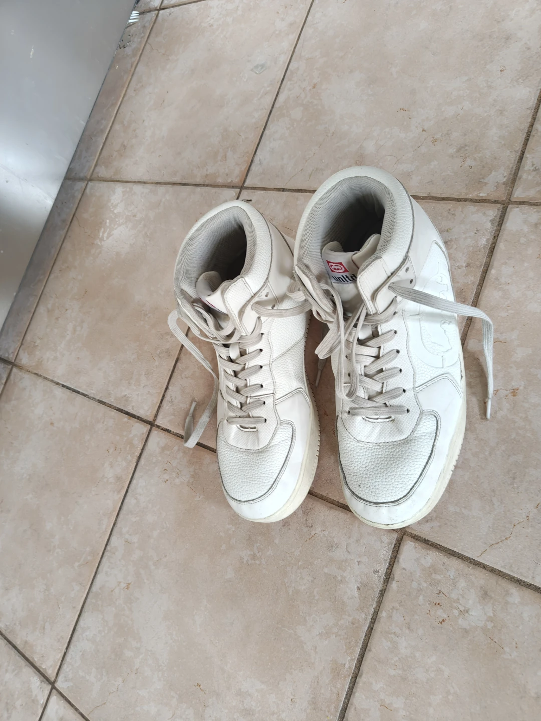 White Ecko Unltd. High-Top Sneakers