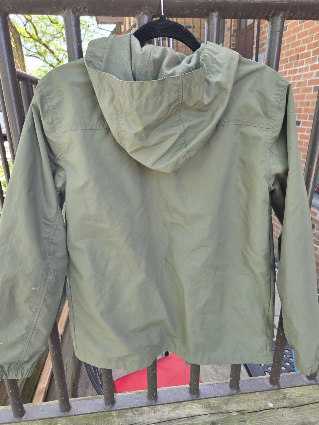 Old Navy Hooded Water-Resistant Jacket - Green - XXL (18) - photo 2