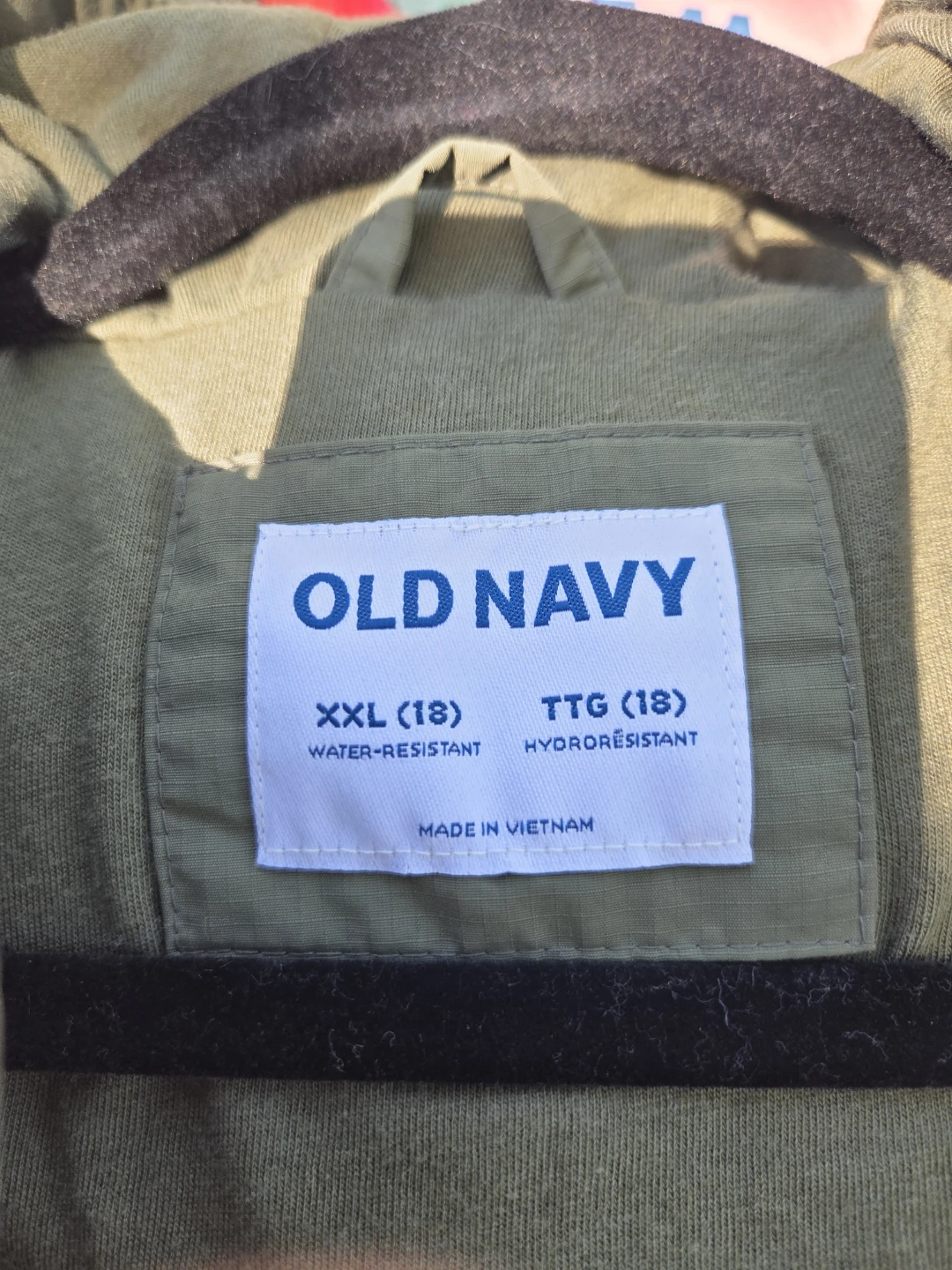 Old Navy Hooded Water-Resistant Jacket - Green - XXL (18) - photo 3