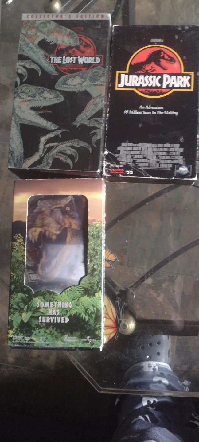 Jurassic Park & The Lost World Collector's Edition VHS Tapes