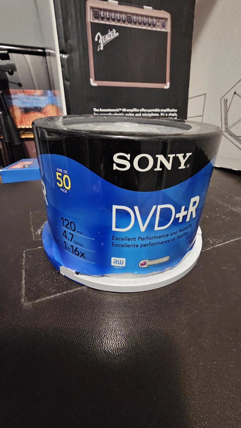 Sony RW DVD+R 50 Pack Disc