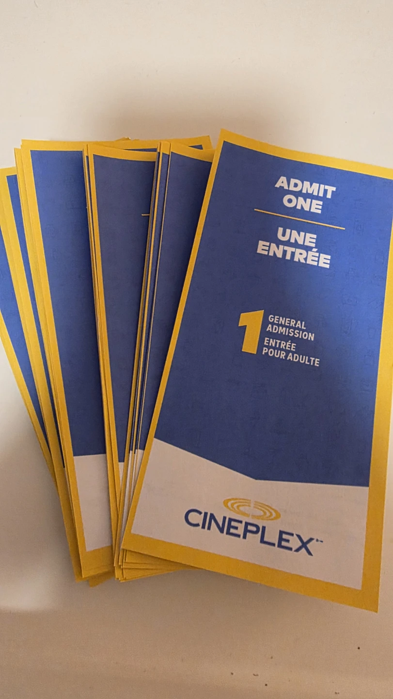 Cineplex General Admission Tickets