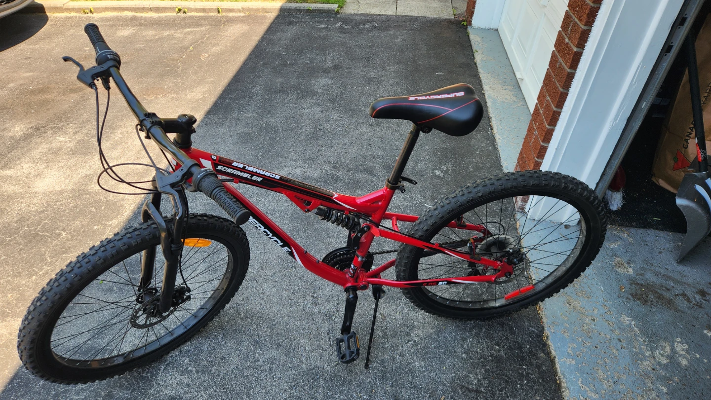 Supercycle Scrambler Mountain Bike - Red