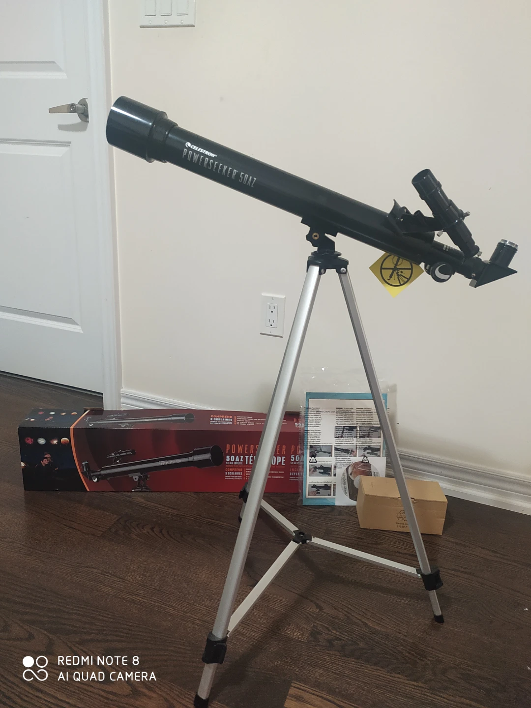 Celestron PowerSeeker 50AZ Telescope with Tripod - photo 2