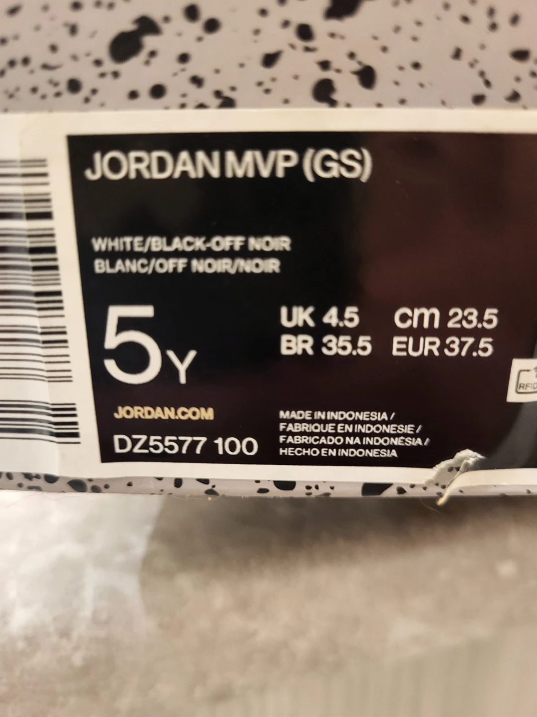Jordan MVP (GS) Sneakers Size 5Y - photo 5