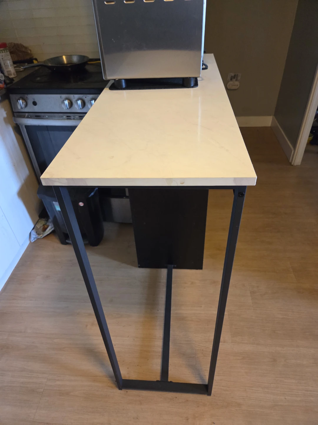 Narrow Bar Table with Shelving - photo 2