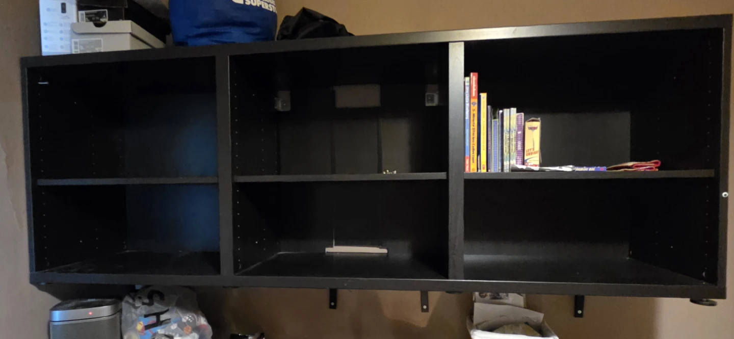 Ikea Black/Brown Shelving - photo 2