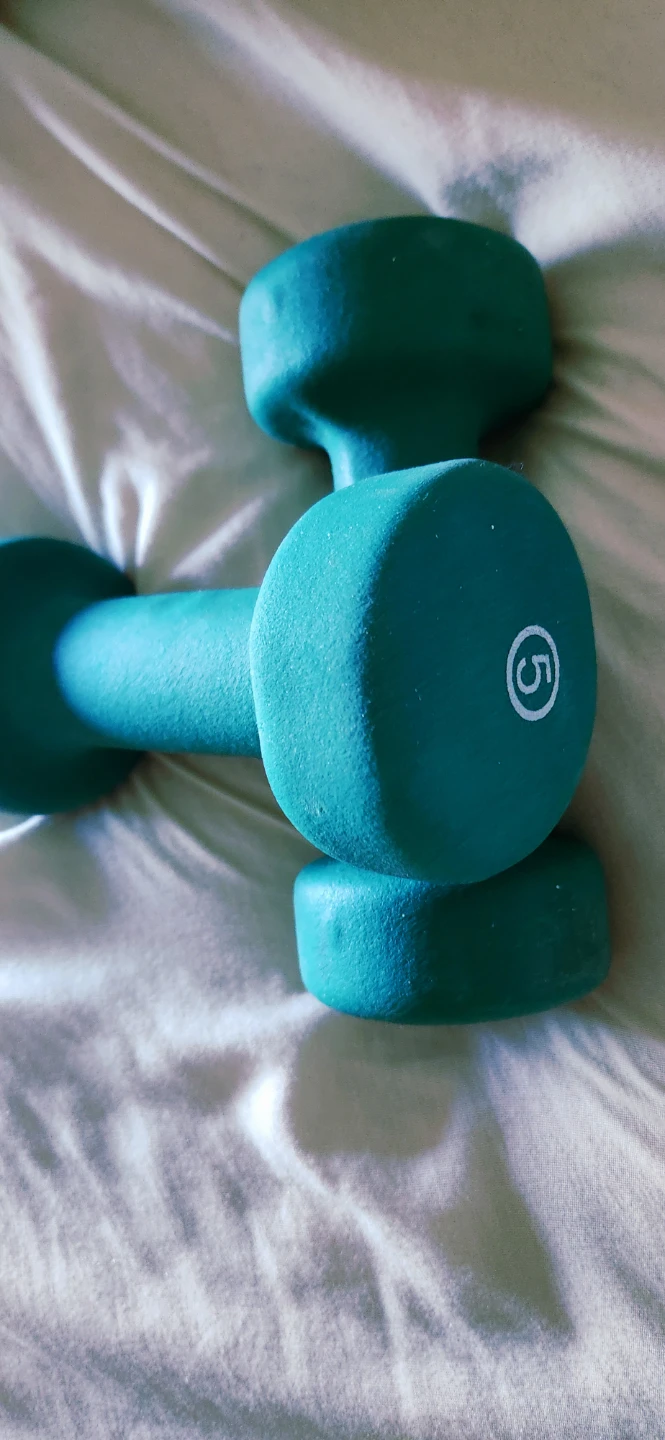 Teal Dumbbells - 5 lbs (Pair) - photo 2