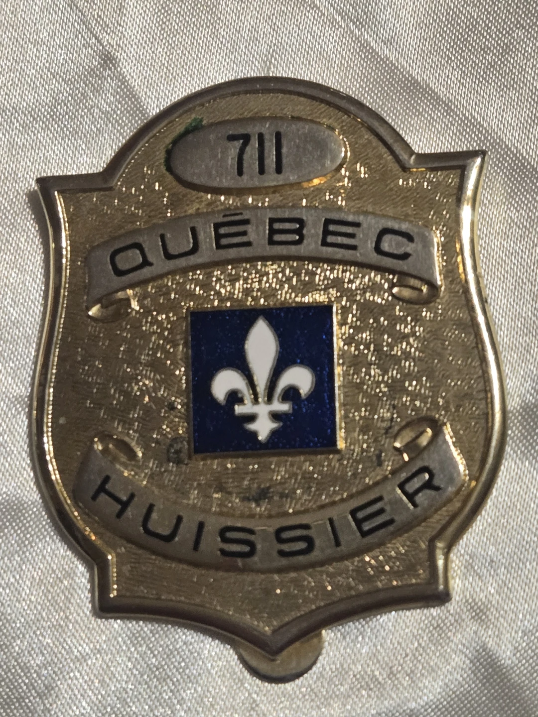 Quebec Huissier Badge 711
