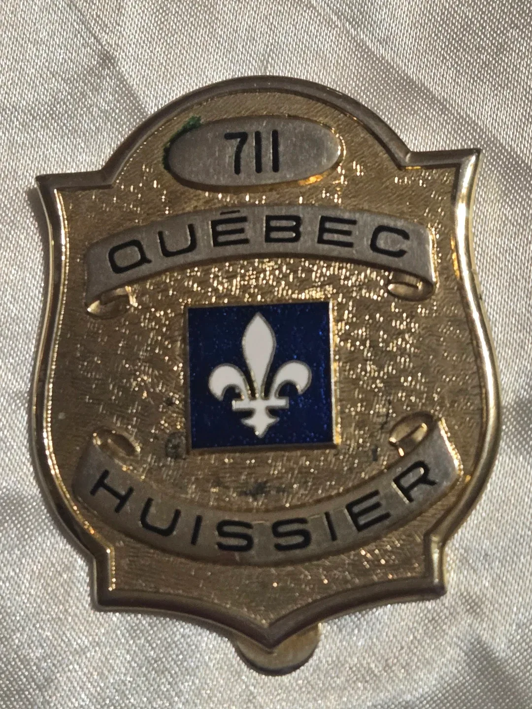 Quebec Huissier Badge 711