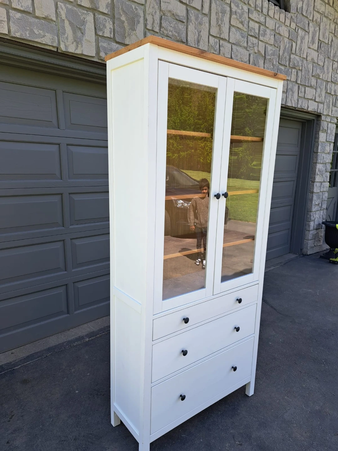 Ikea Hemnes glass door cabinet - photo 2